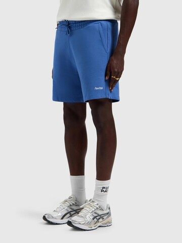 Pure Path Regular Pants in Blue
