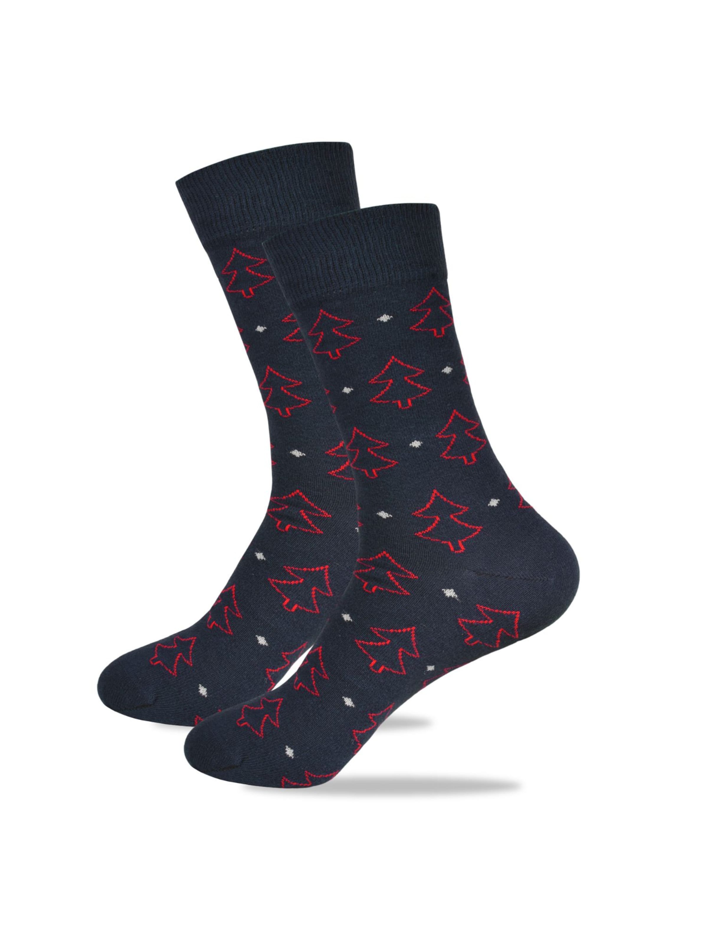 Lee Cooper Sokker '3 Paar Weihnachtssocken von Lee Cooper als Geschenk für Nikolaus, Weihnachten' i blandingsfarvet
