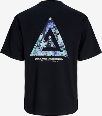 JACK & JONES Shirt 'Triangle Summer' in Black