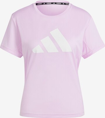 ADIDAS PERFORMANCE Koszulka funkcyjna 'RUN IT' w kolorze fioletowy: przód