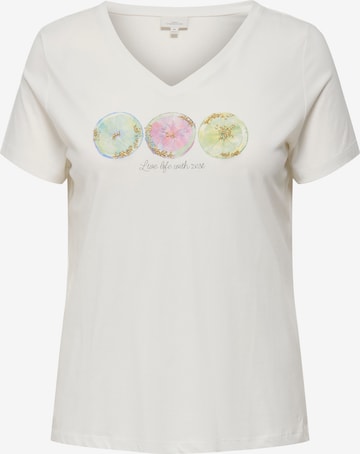 ONLY Carmakoma Paita värissä valkoinen: etupuoli