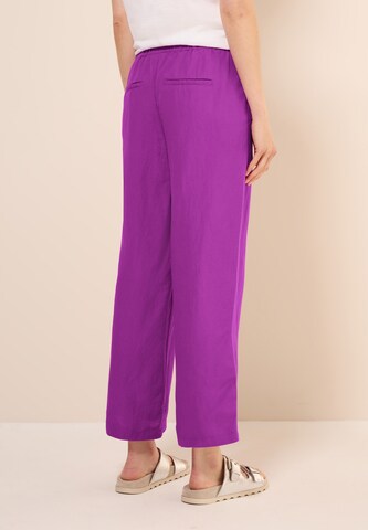 CECIL Loosefit Wide Leg Hose aus Leinenmix in Pink