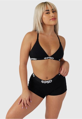 Triangolo Reggiseno di PSD in nero: frontale