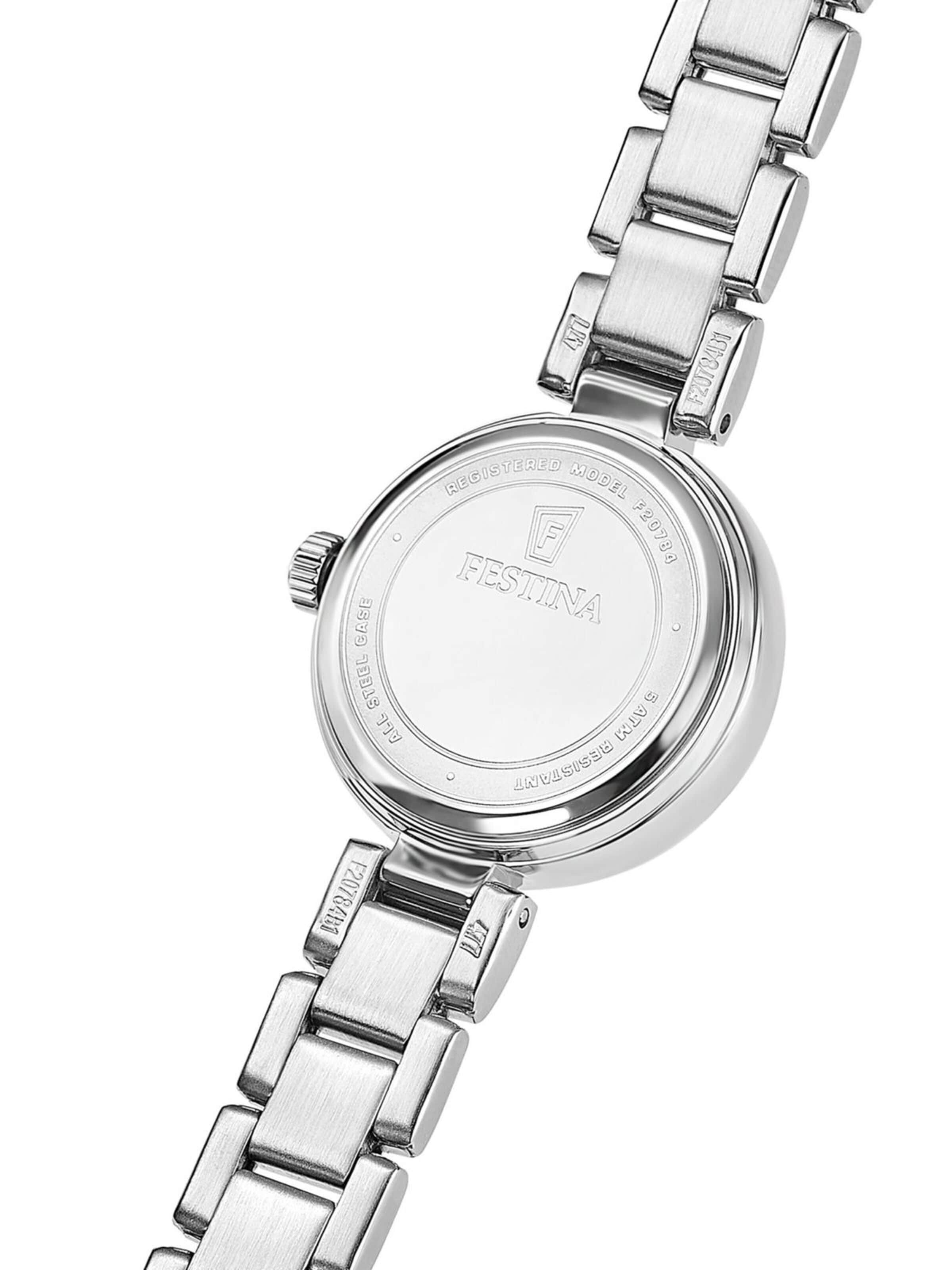 FESTINA Analoog horloge 'Date watch Mademoiselle' in Zilver