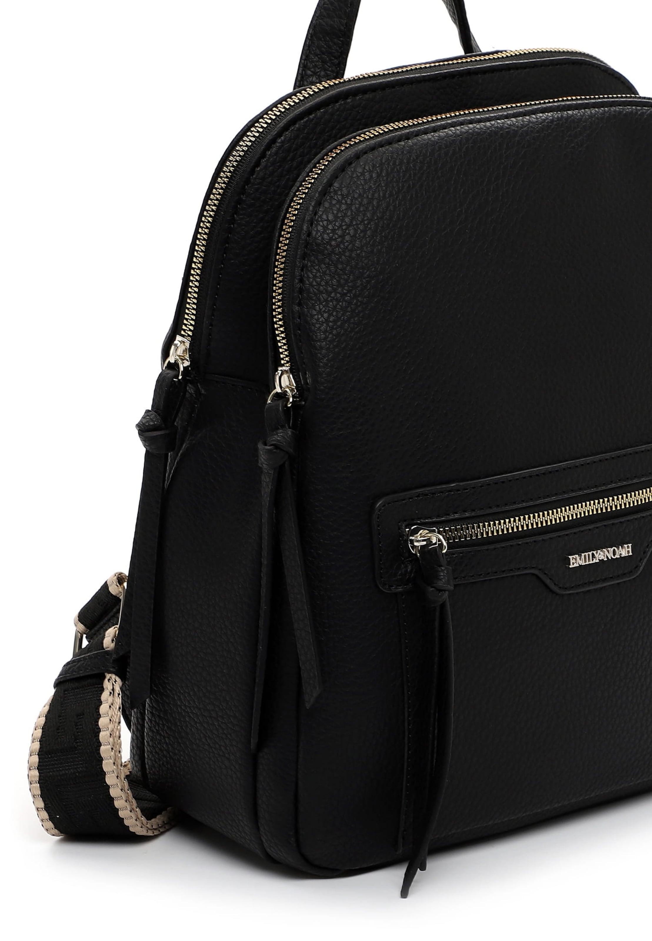 Emily & Noah Rucksack 'Josepha' in Schwarz