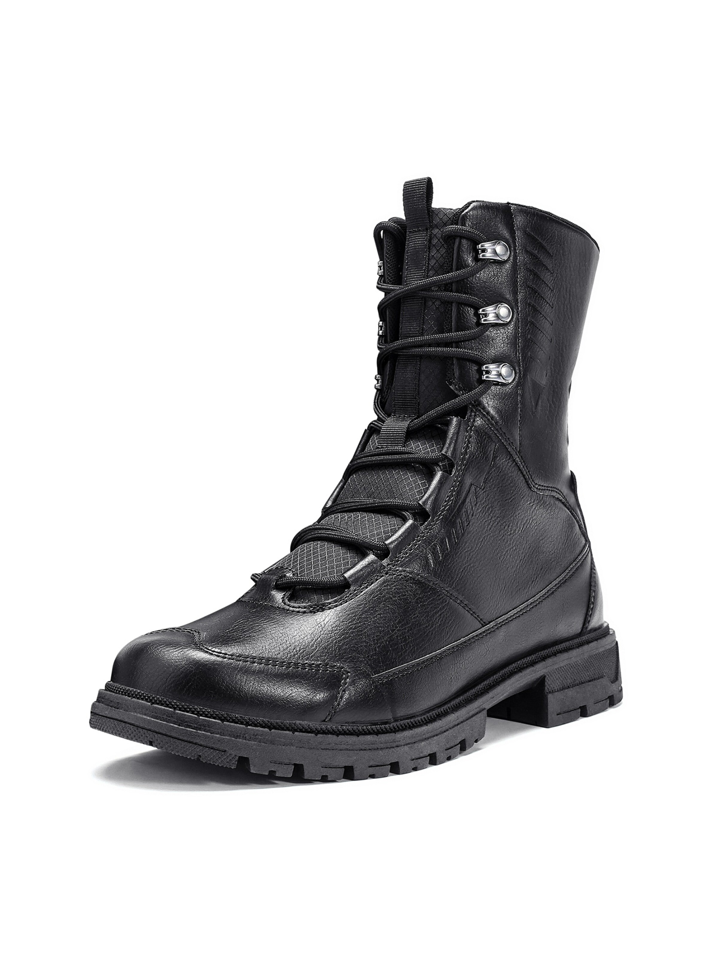 Youthup Lace-Up Boots 'Trittsicher' in Black: front