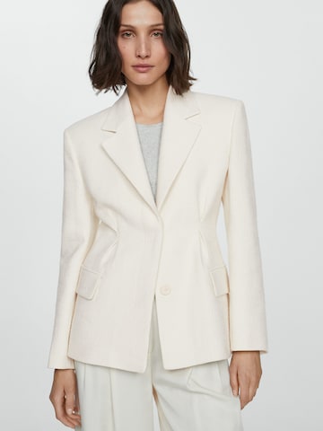 Blazer 'Dickens' MANGO en beige : devant