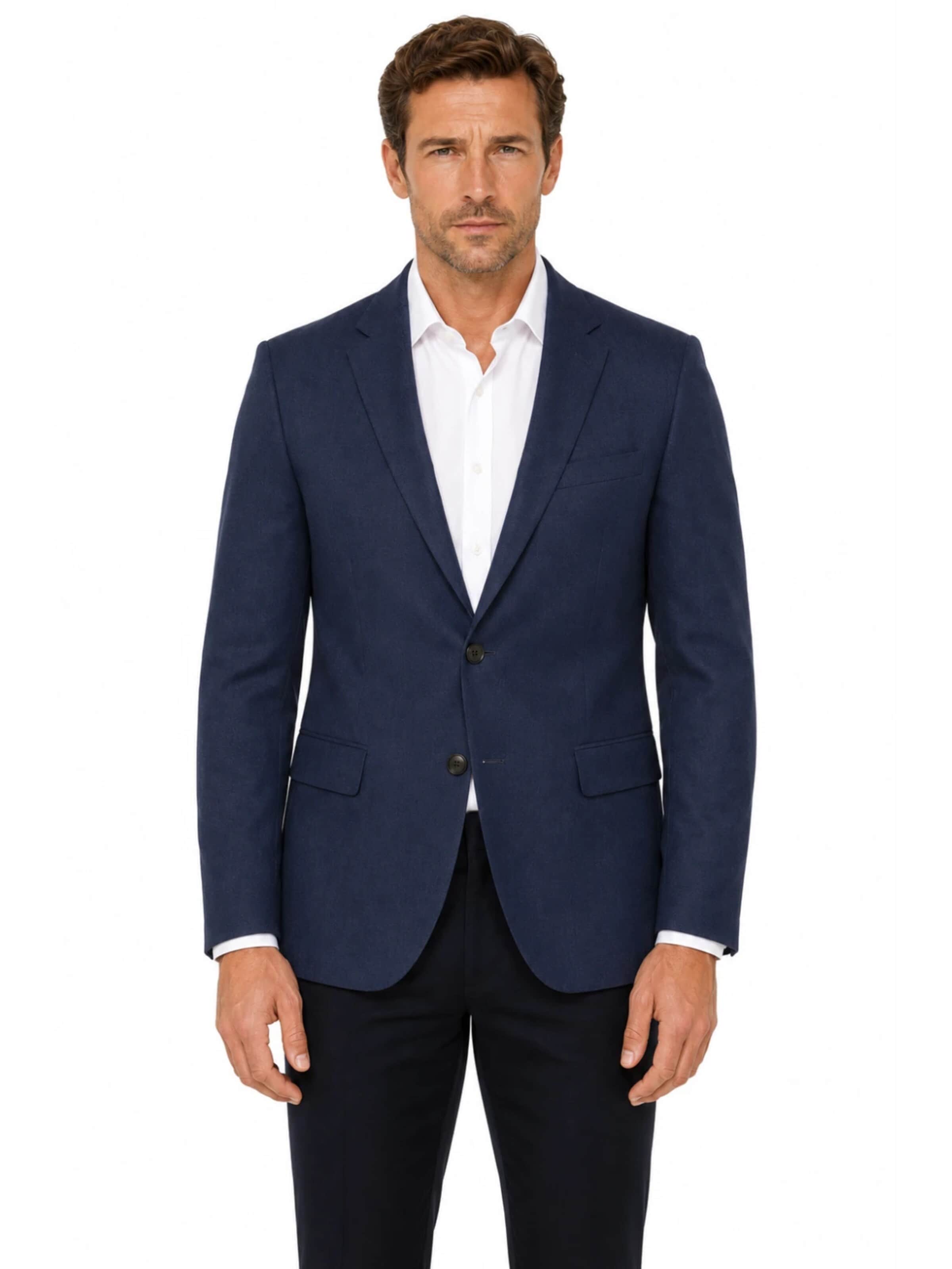 Guild Super Slim Fit Business Blazer 'Extra Slim fit Business Blazer' in Blue: front