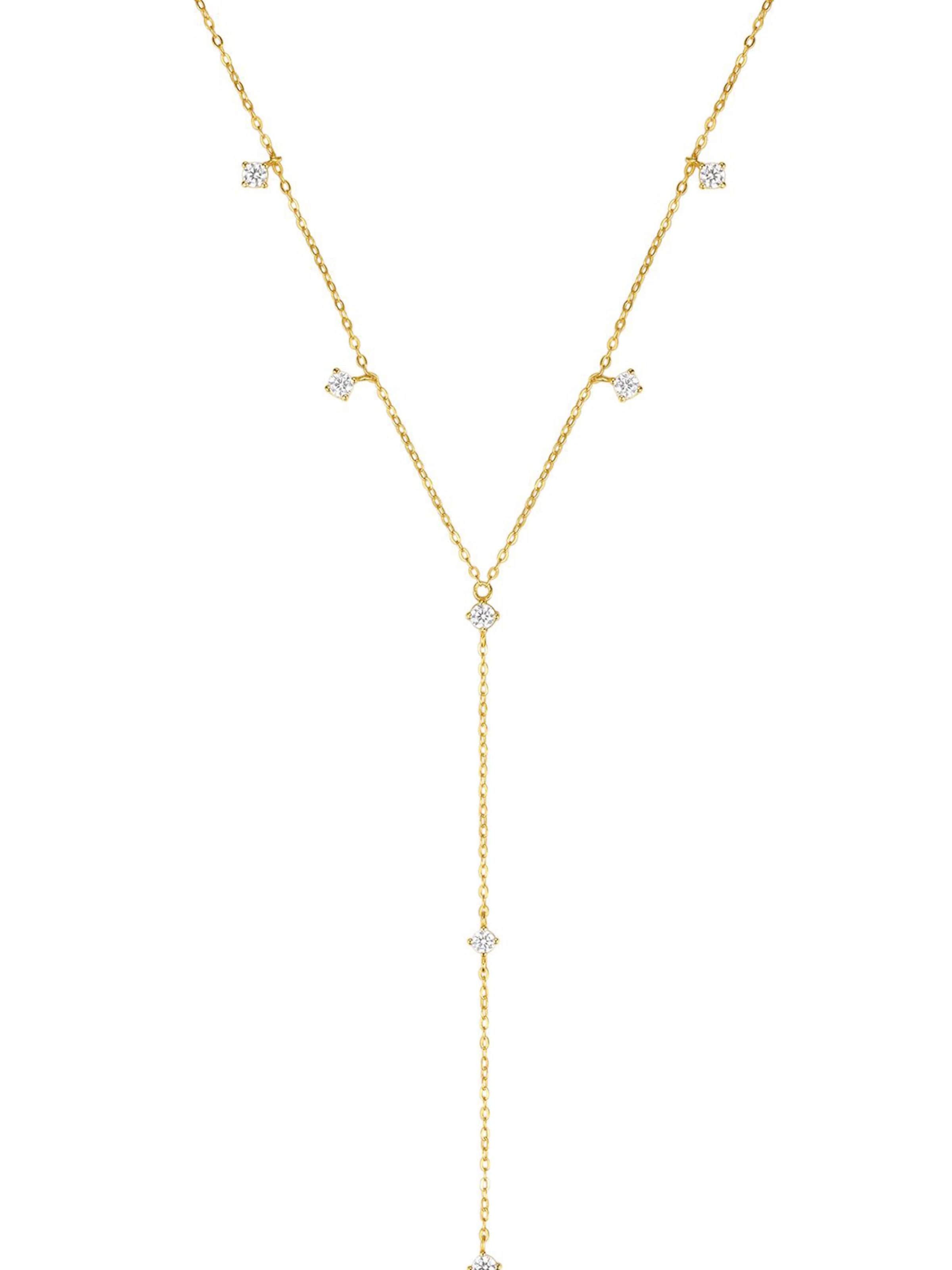 Hey Happiness Ketting 'Ellipse' in Goud