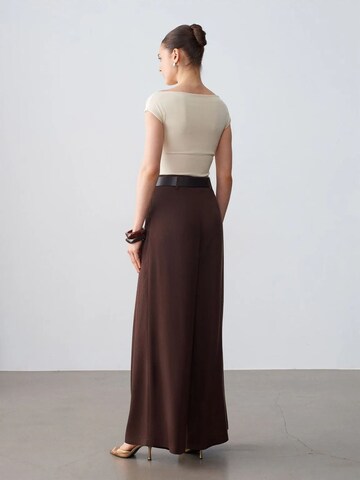 Dilvin Wide Leg Hose in Braun