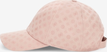 Casquette GUESS en rose : devant