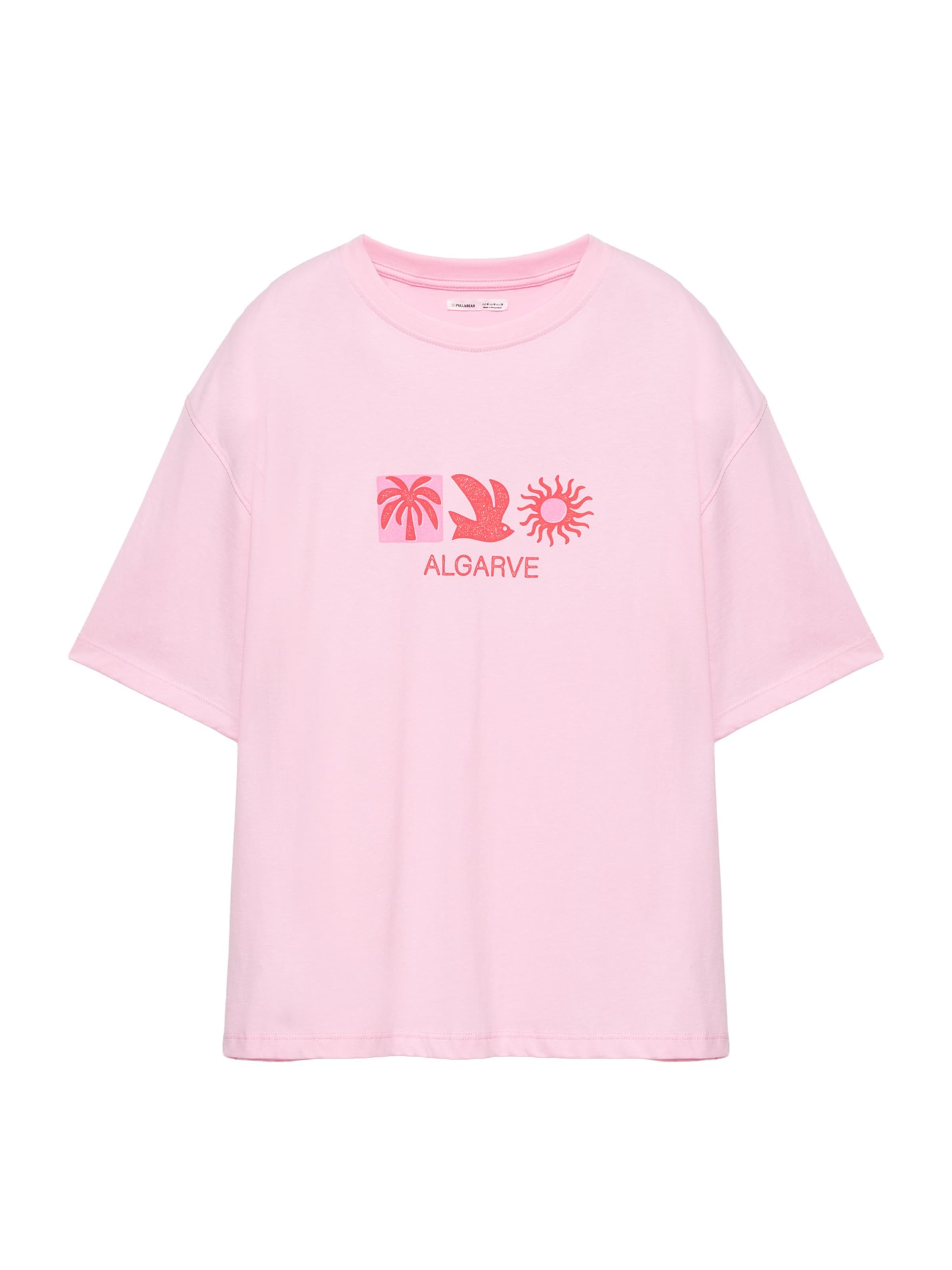 Pull&Bear Shirt in XS in Rose / Red, Item view