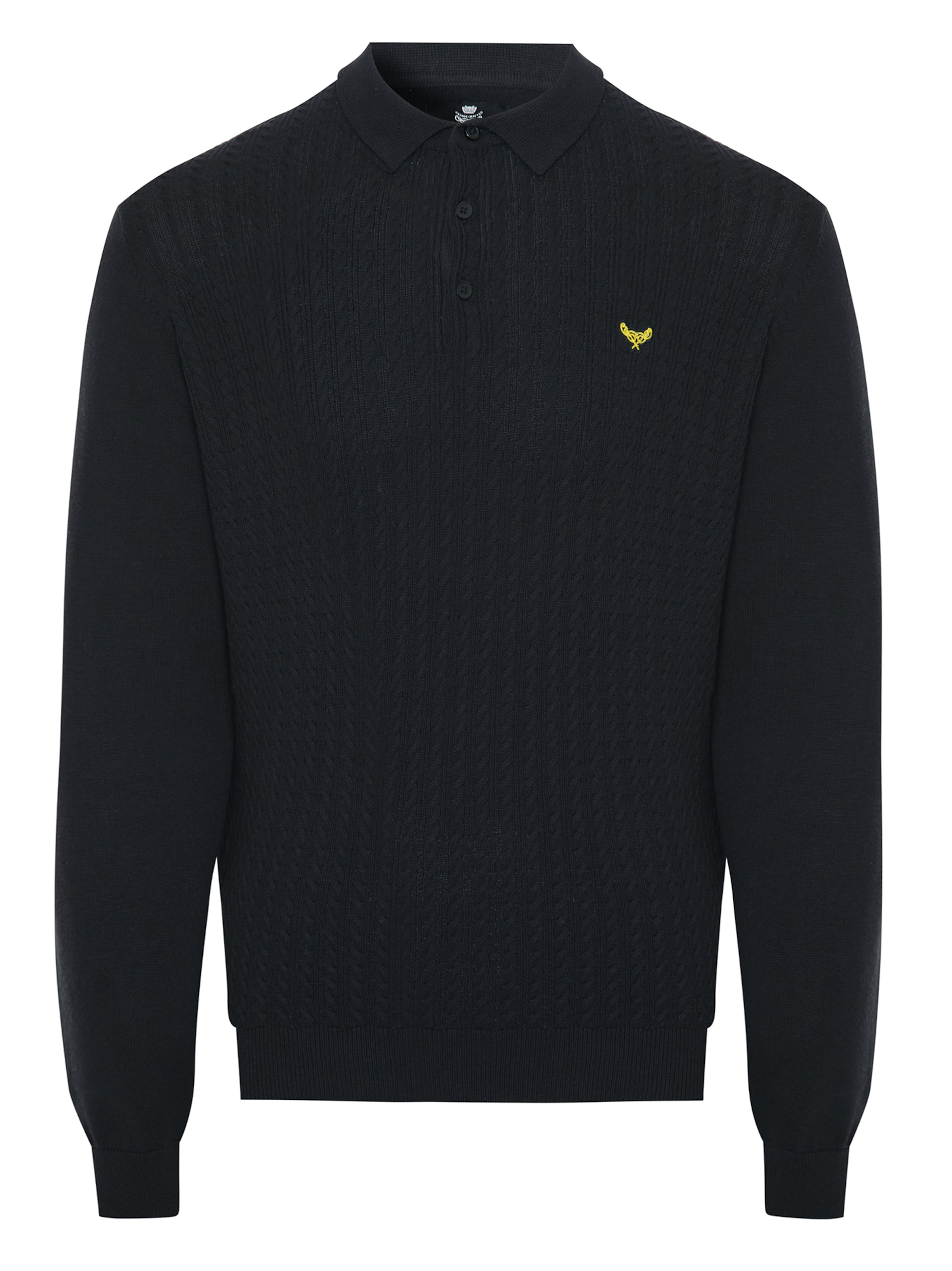 Threadbare Sweater 'Caesar' in Black: front