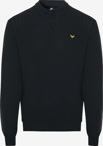 Threadbare Sweater 'Caesar' in Black: front