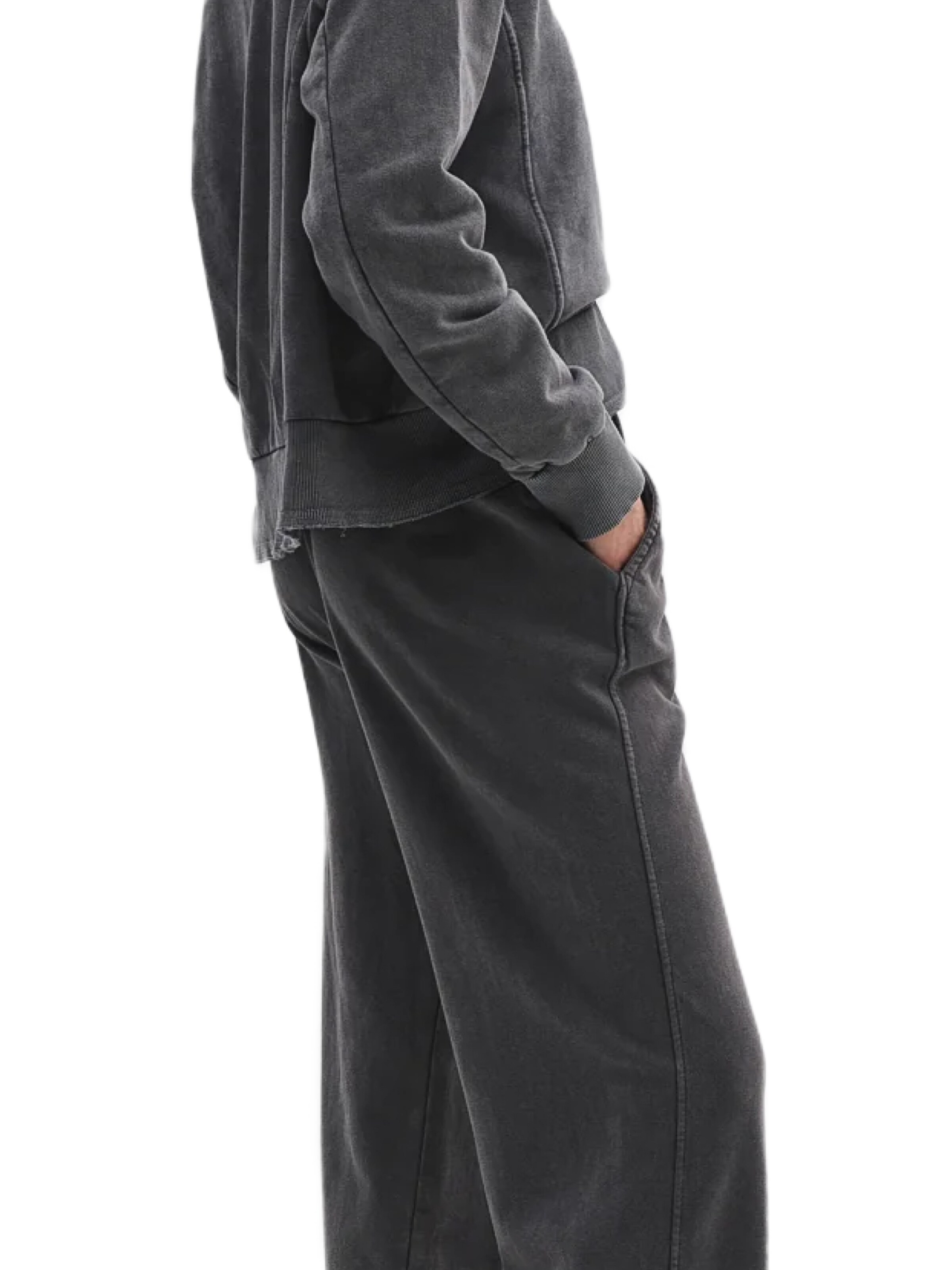 No Matter What Loosefit Hose in Grau