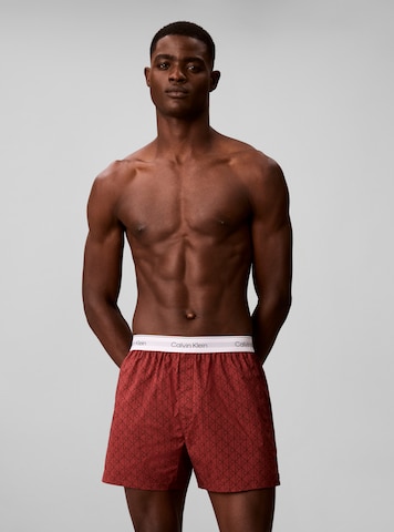 Calvin Klein Underwear Боксерки в червено: отпред