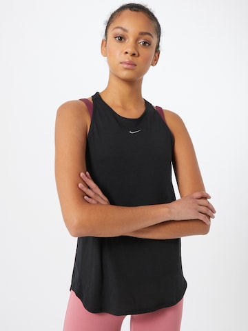 NIKE Sportovní top – černá: přední strana