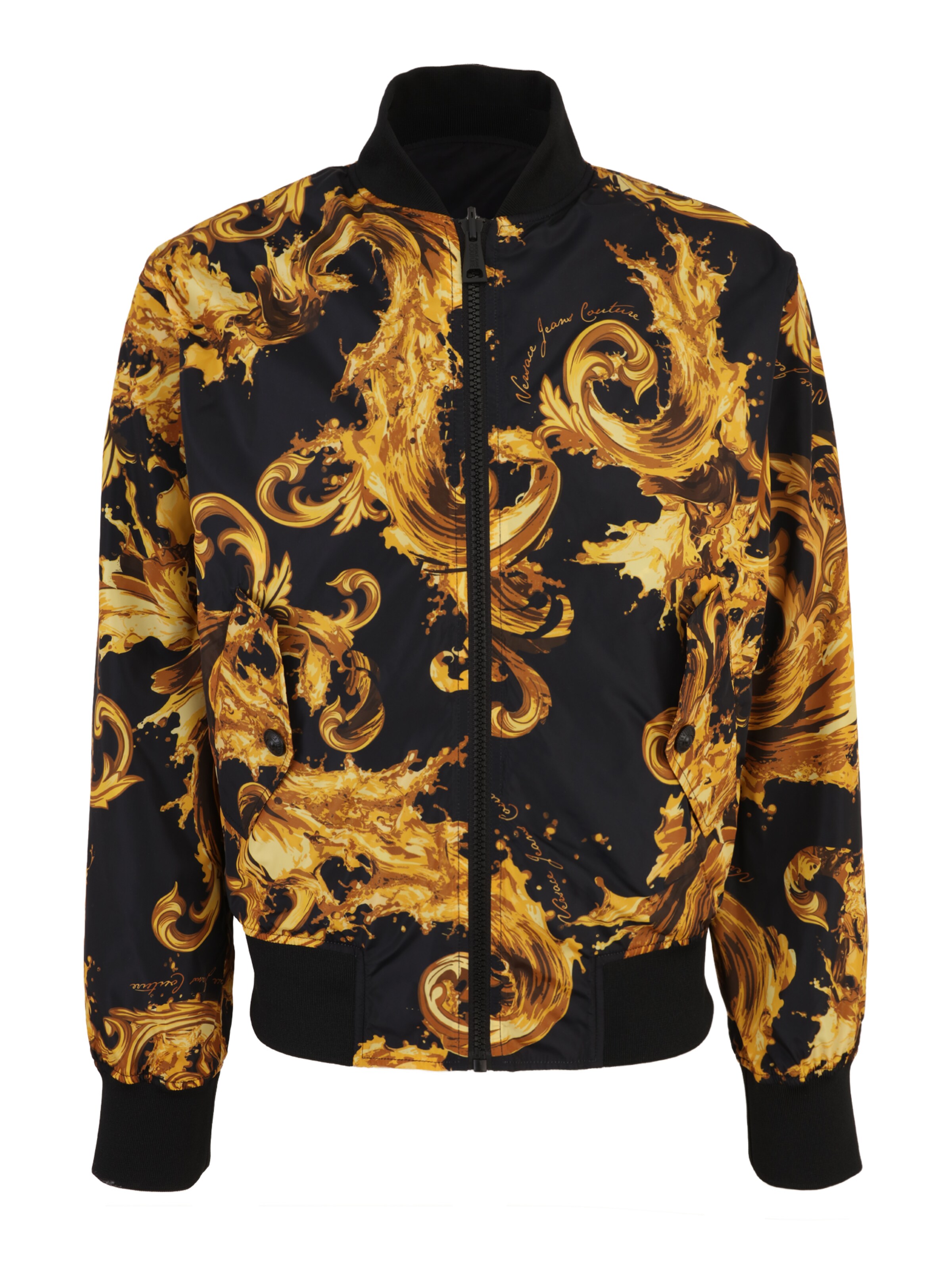 Versace Jeans Couture Between-season jacket in Brown / Mustard / Black, Item view