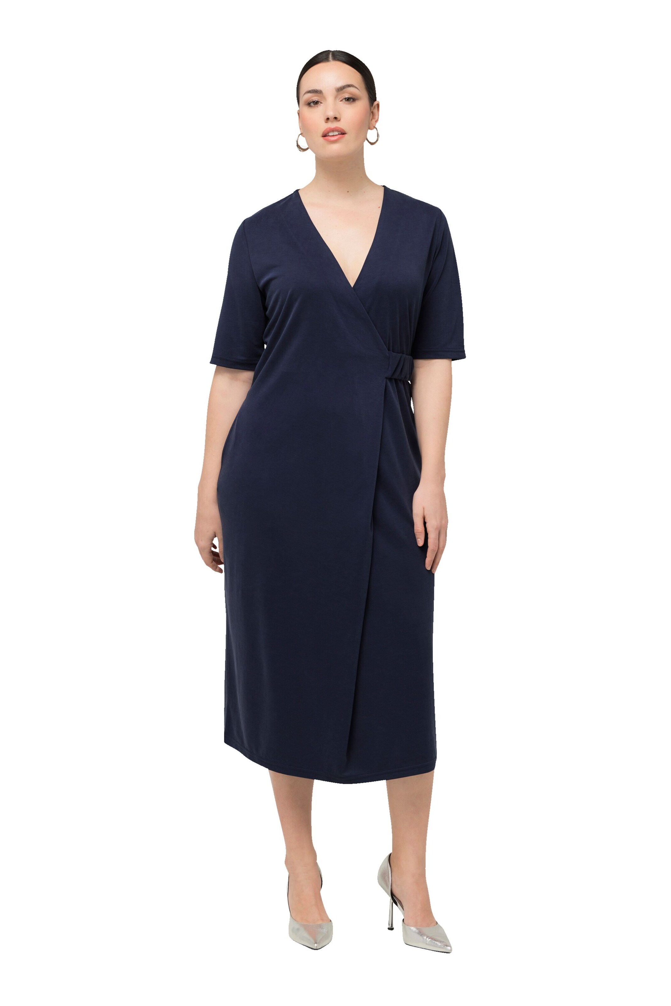 Ulla Popken Kleid in Blau: Vorderseite