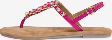 TAMARIS T-Bar Sandals 'Woms' in Pink