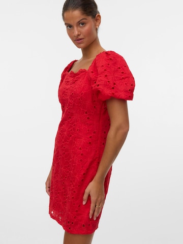 VERO MODA Cocktail dress 'VMElin' in Red