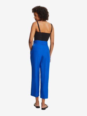 Regular Pantalon à pince ESPRIT en bleu