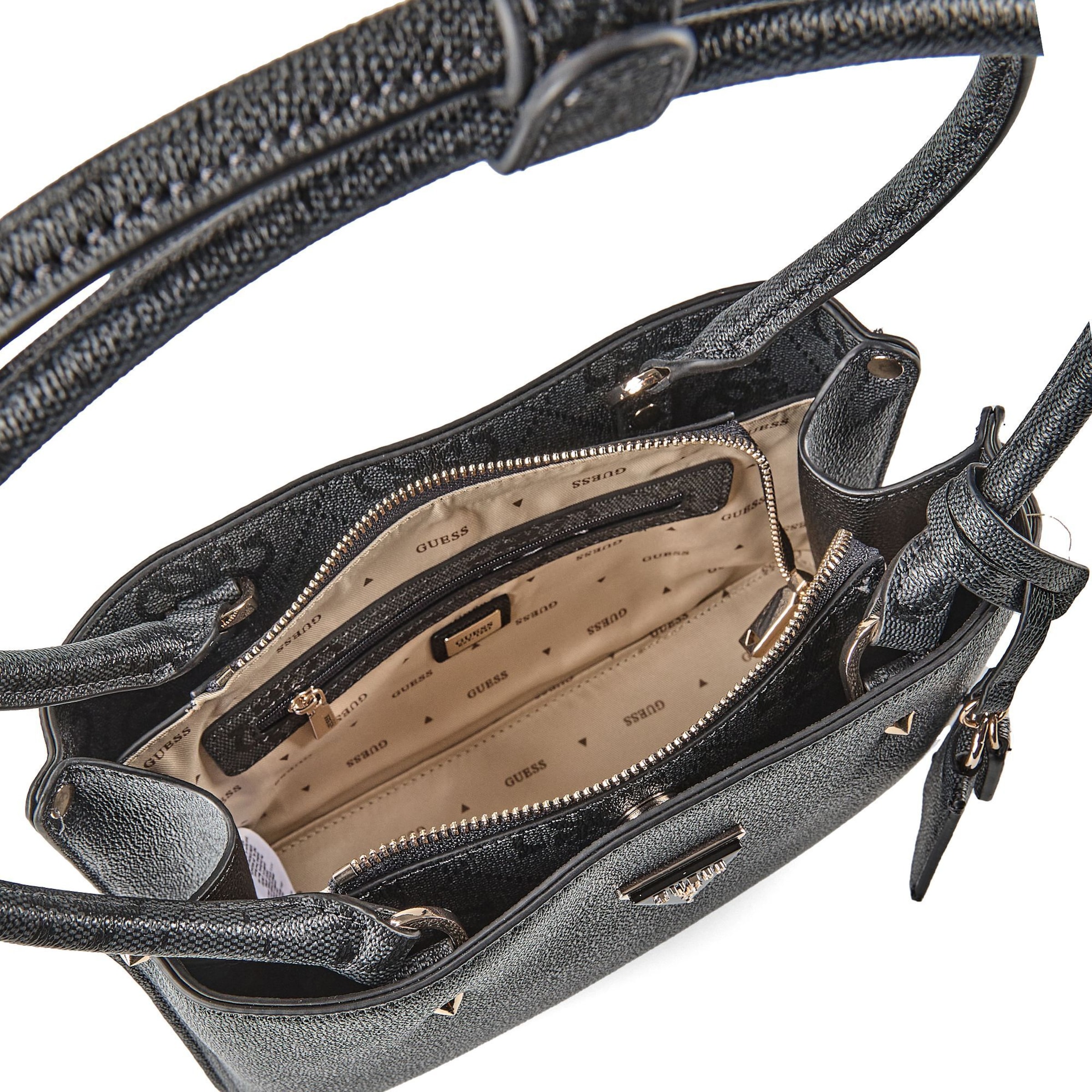 GUESS Shoulder bag 'Meridian' in Black