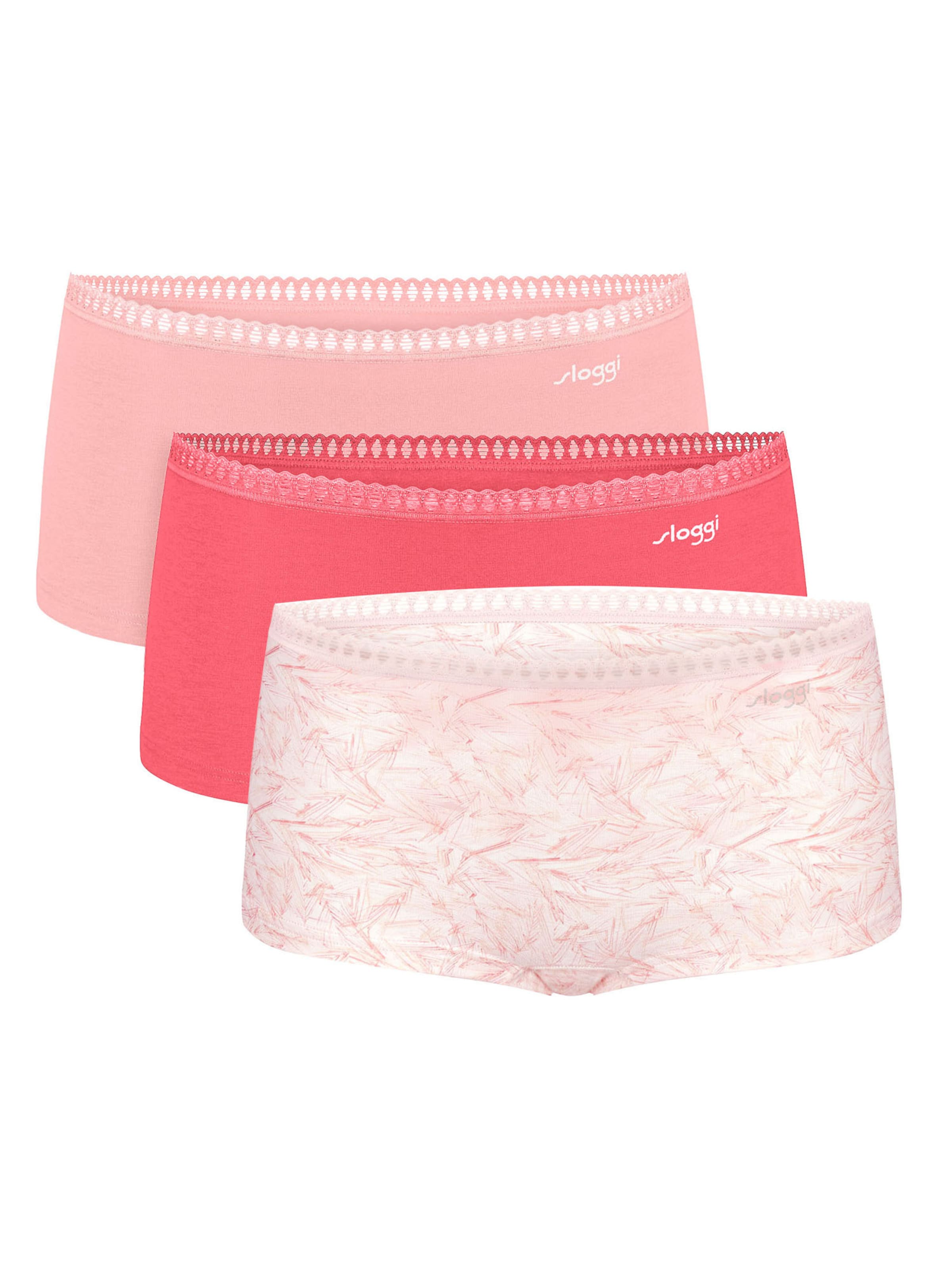 SLOGGI Panty ' Blue GO Crush ' in Pink: front