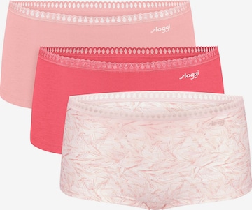 SLOGGI Panty ' Blue GO Crush ' in Pink: front