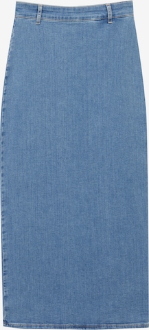 Pull&Bear Rok in Blauw: voorkant