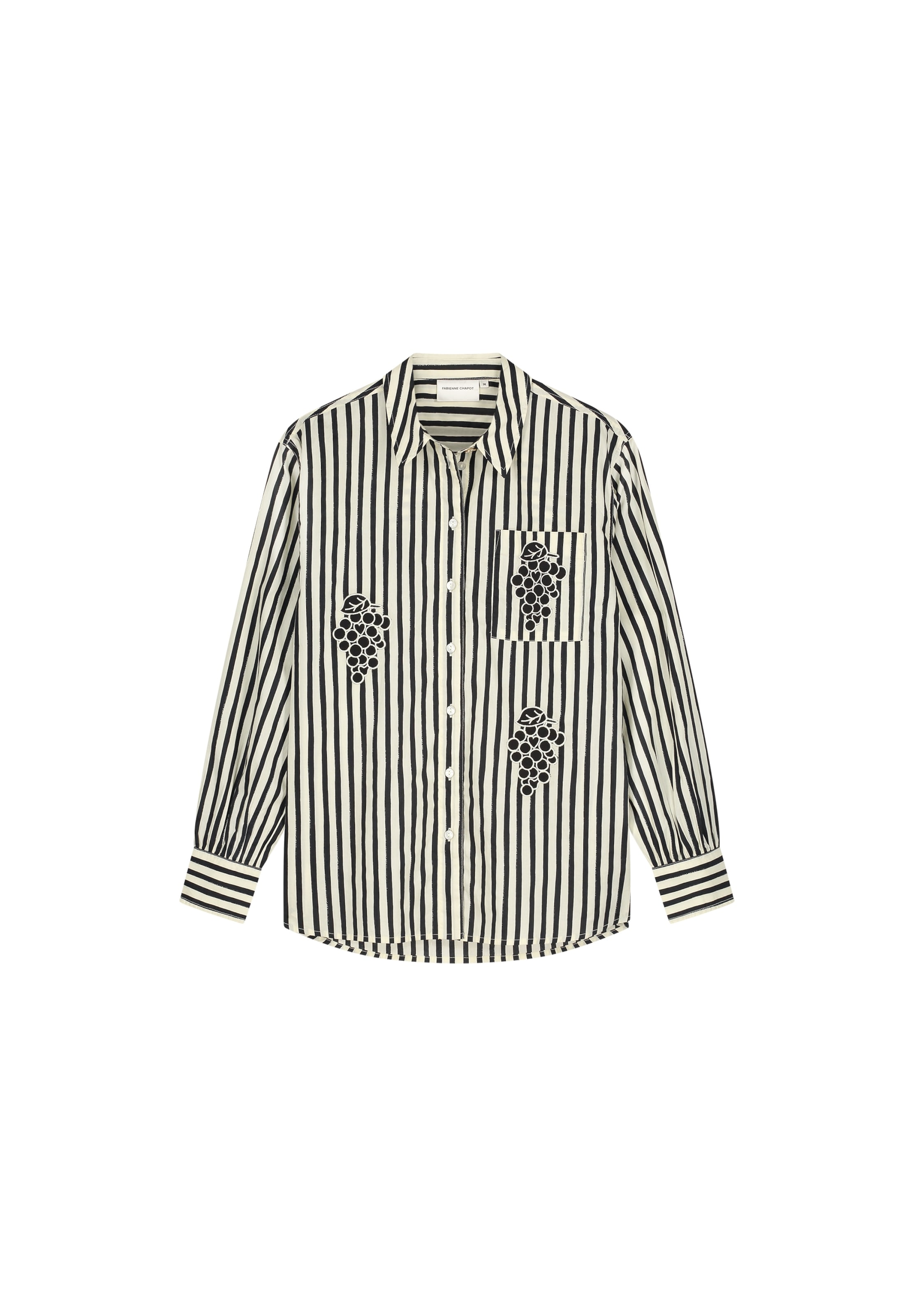 Fabienne Chapot Blouse in Zwart: voorkant