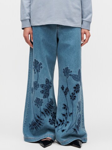Munthe - Perna larga Calças de ganga 'ECUBE' em azul: frente