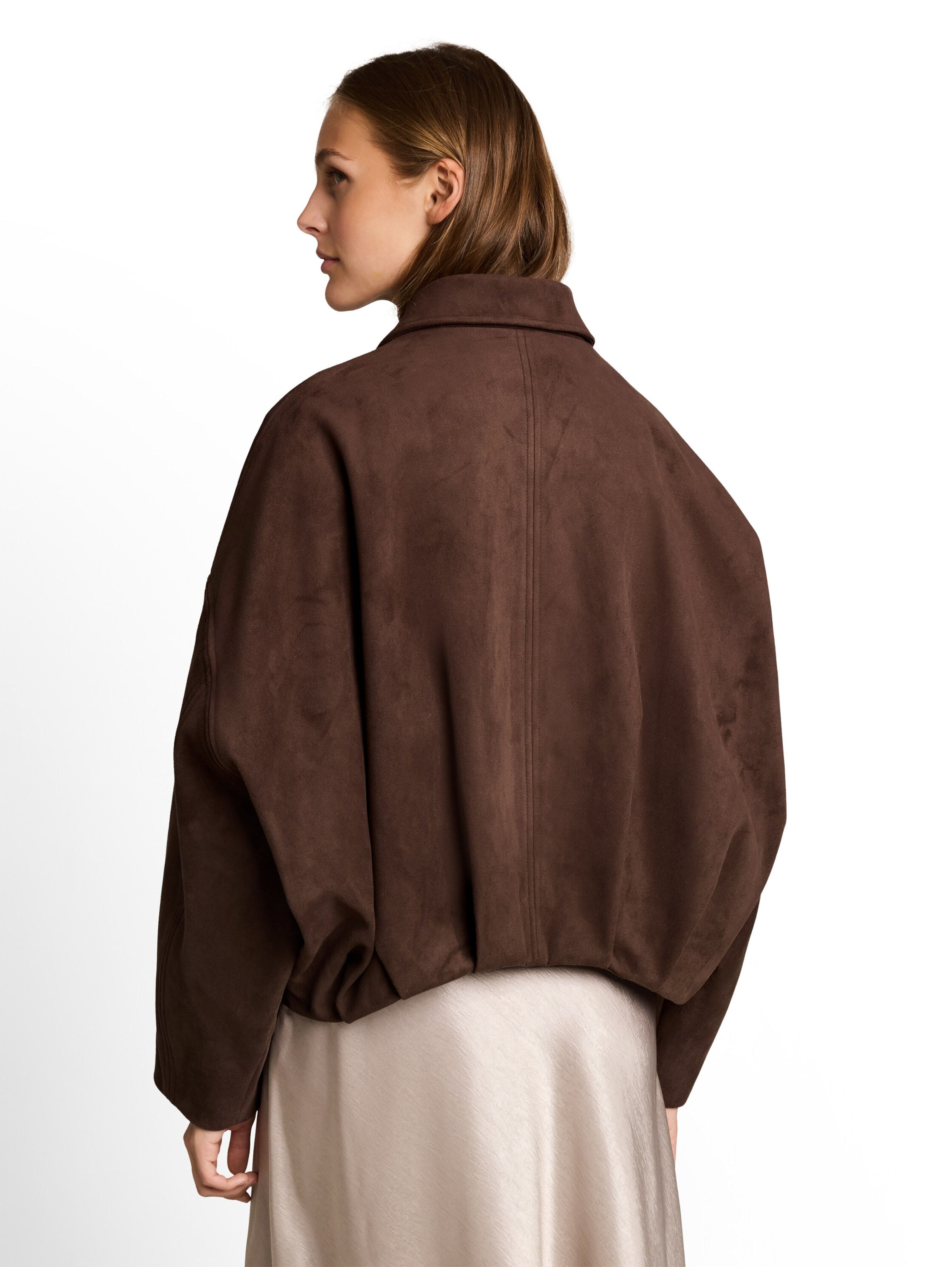 TOM TAILOR DENIM Between-Season Jacket in Brown