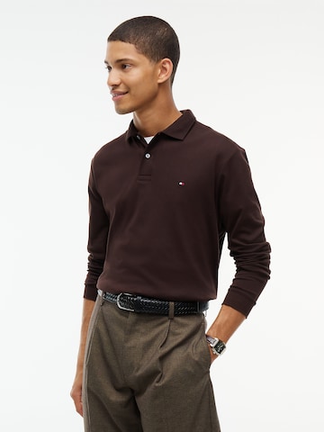 T-Shirt TOMMY HILFIGER en marron : devant