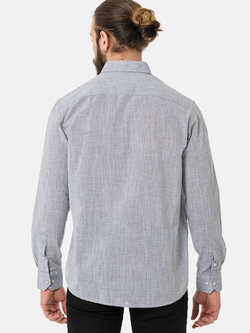 Coupe slim Chemise 'CH199' CIPO & BAXX en gris