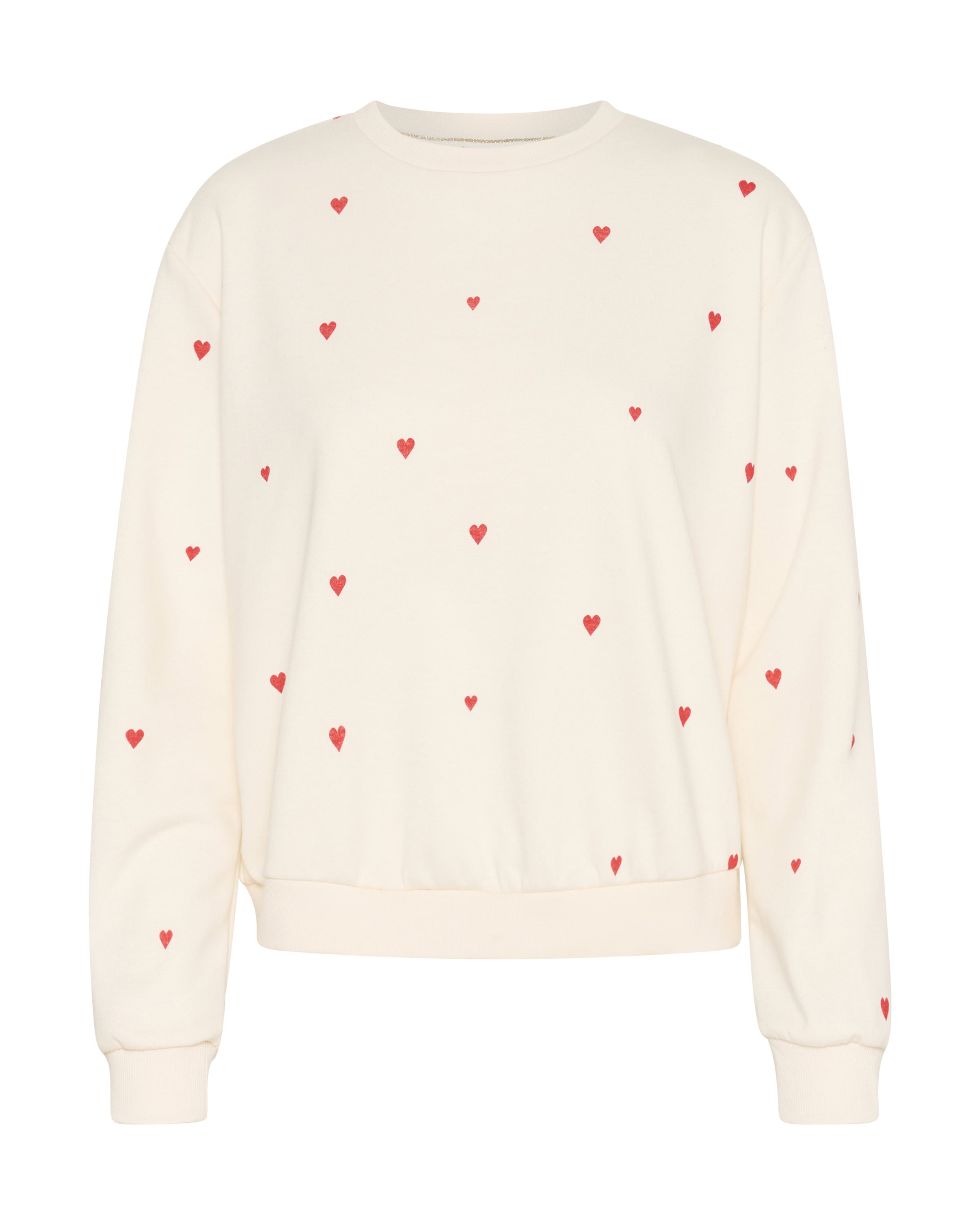 SAINT TROPEZ Sweatshirt 'Dagna' i hvid: forside