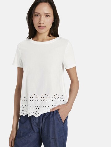 T-shirt TOM TAILOR en beige : devant