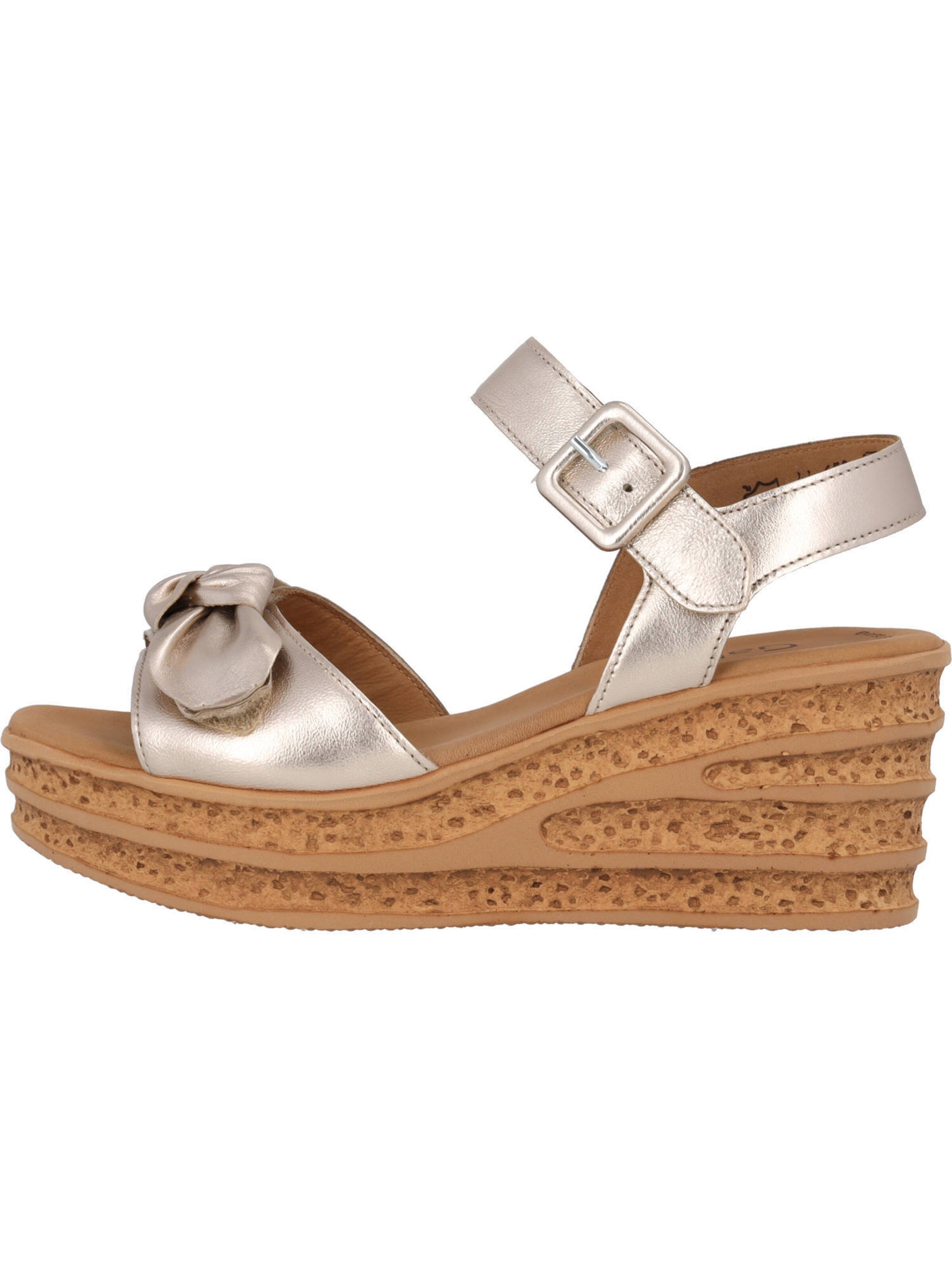 GABOR - Sandália em bege: frente