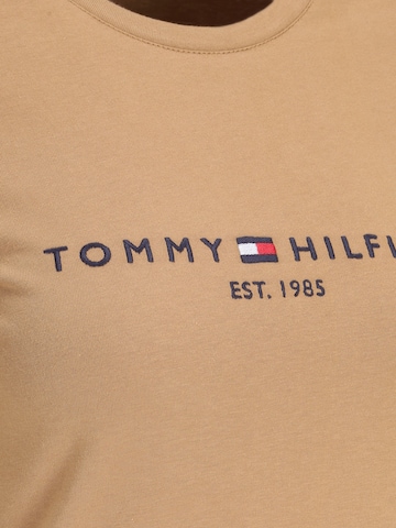 TOMMY HILFIGER - Camisa em castanho