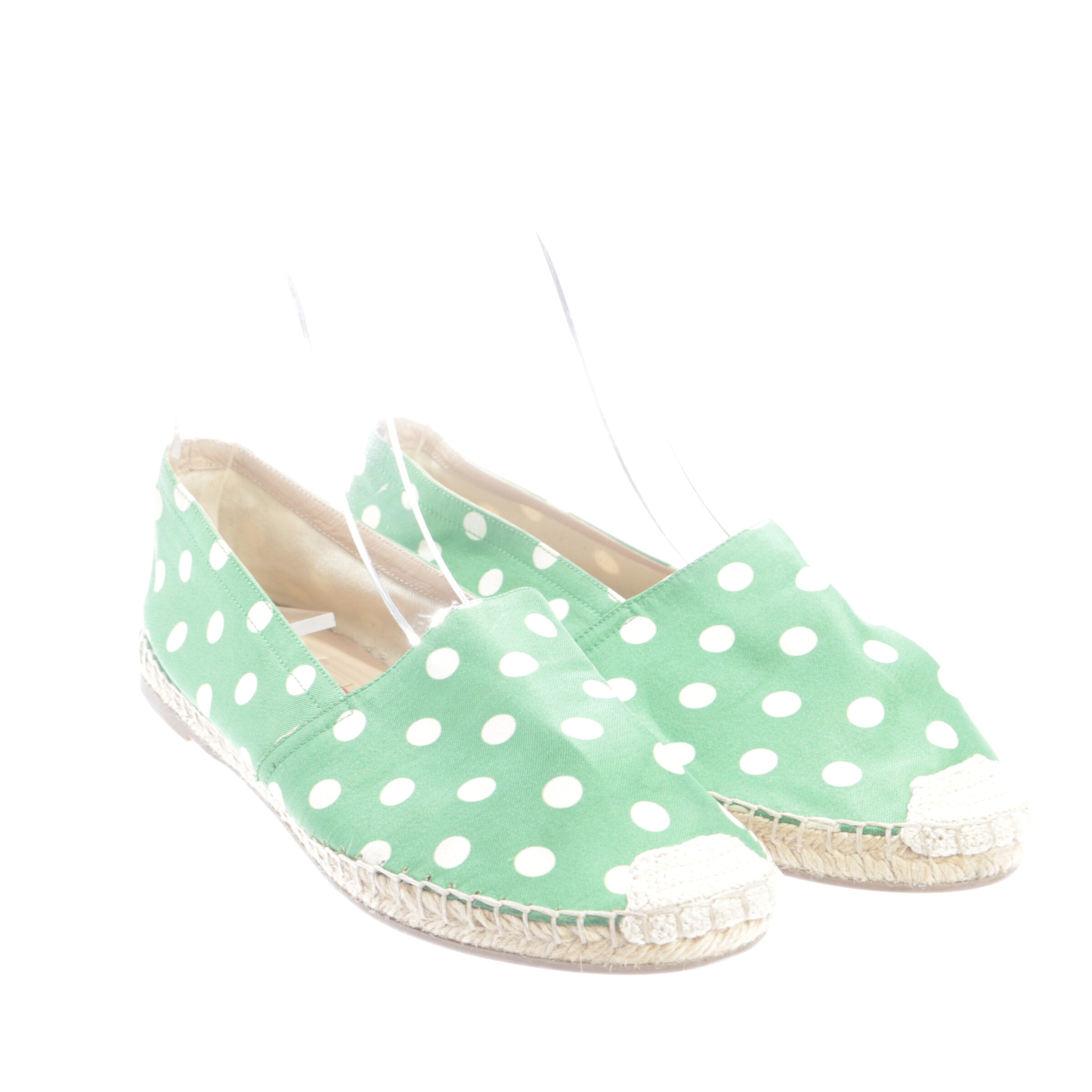 VALENTINO Flats & Loafers in 37 in Cream / Green, Item view