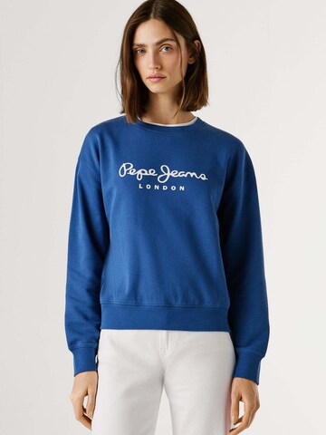 Pepe Jeans Sweatshirt 'MATY' in Blauw: voorkant
