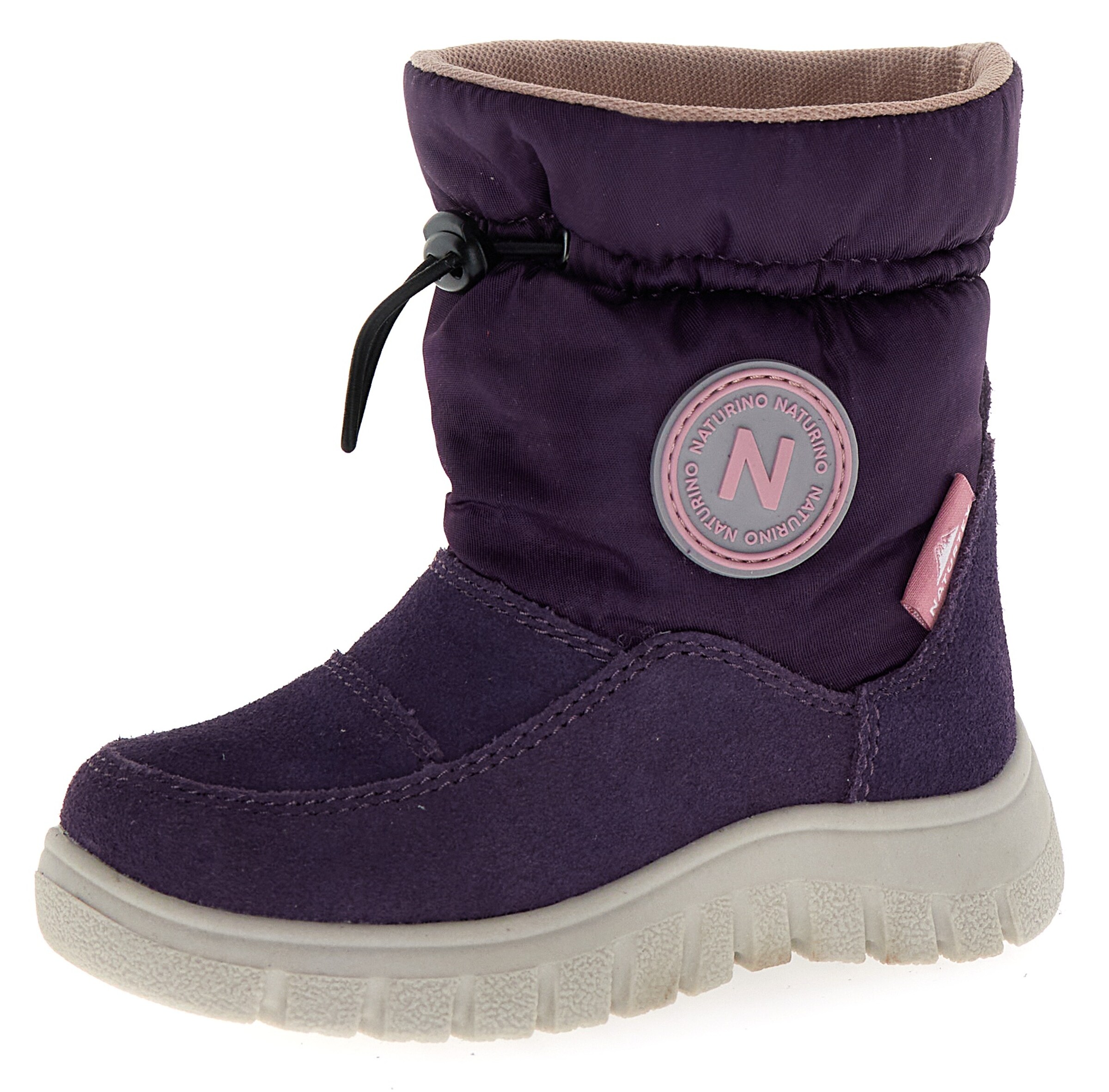 NATURINO Snow Boots in Purple: front