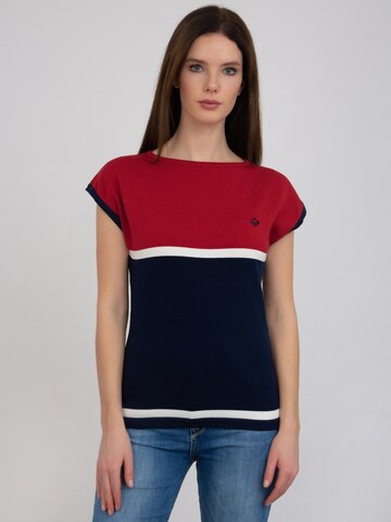 Sir Raymond Tailor Sweater 'Thais' in Red: front