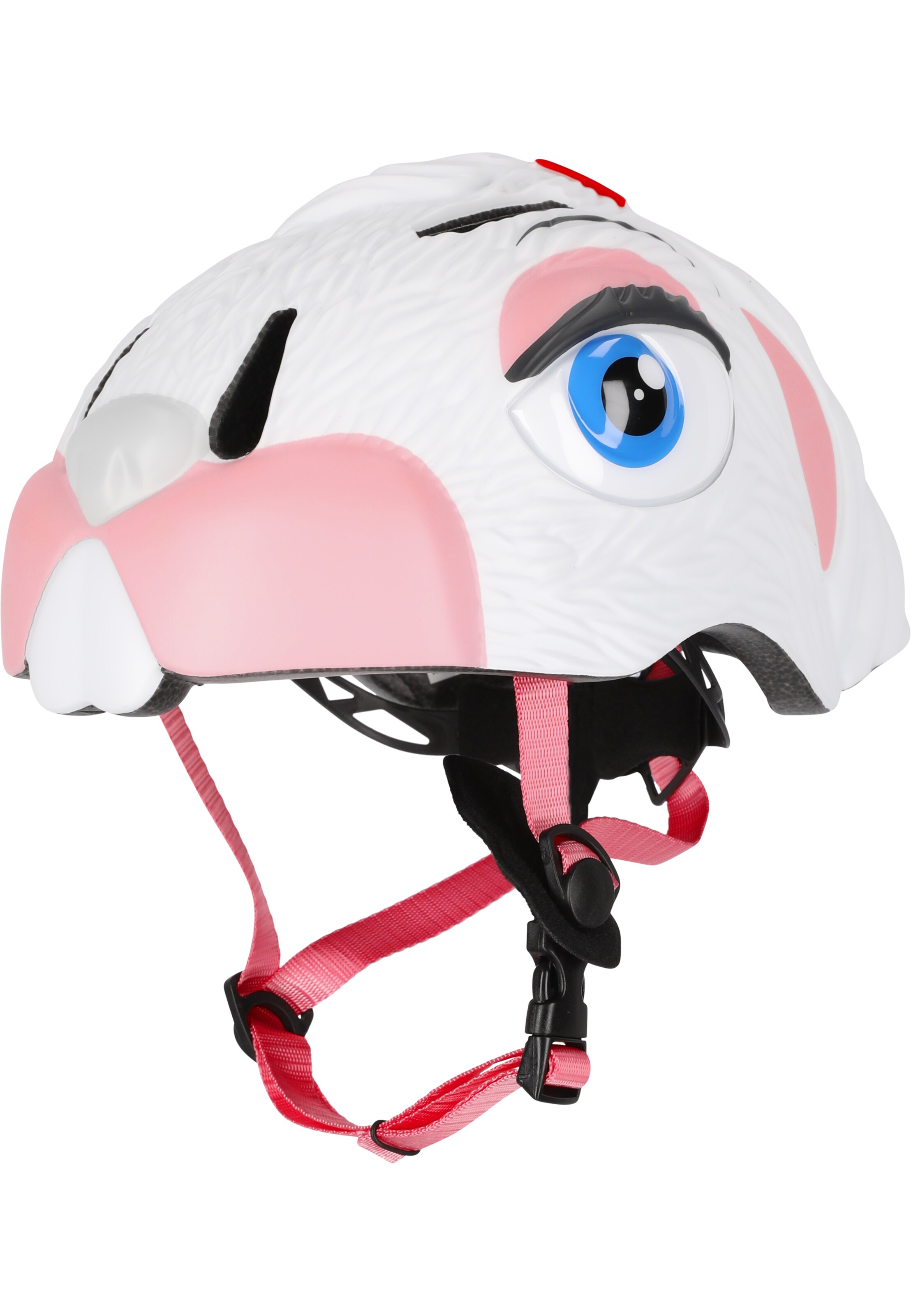Crazy Safety Helmet 'Bunny' in White: front
