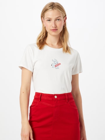 LEVI'S ® Тениска 'Graphic Surf Tee' в бяло: отпред