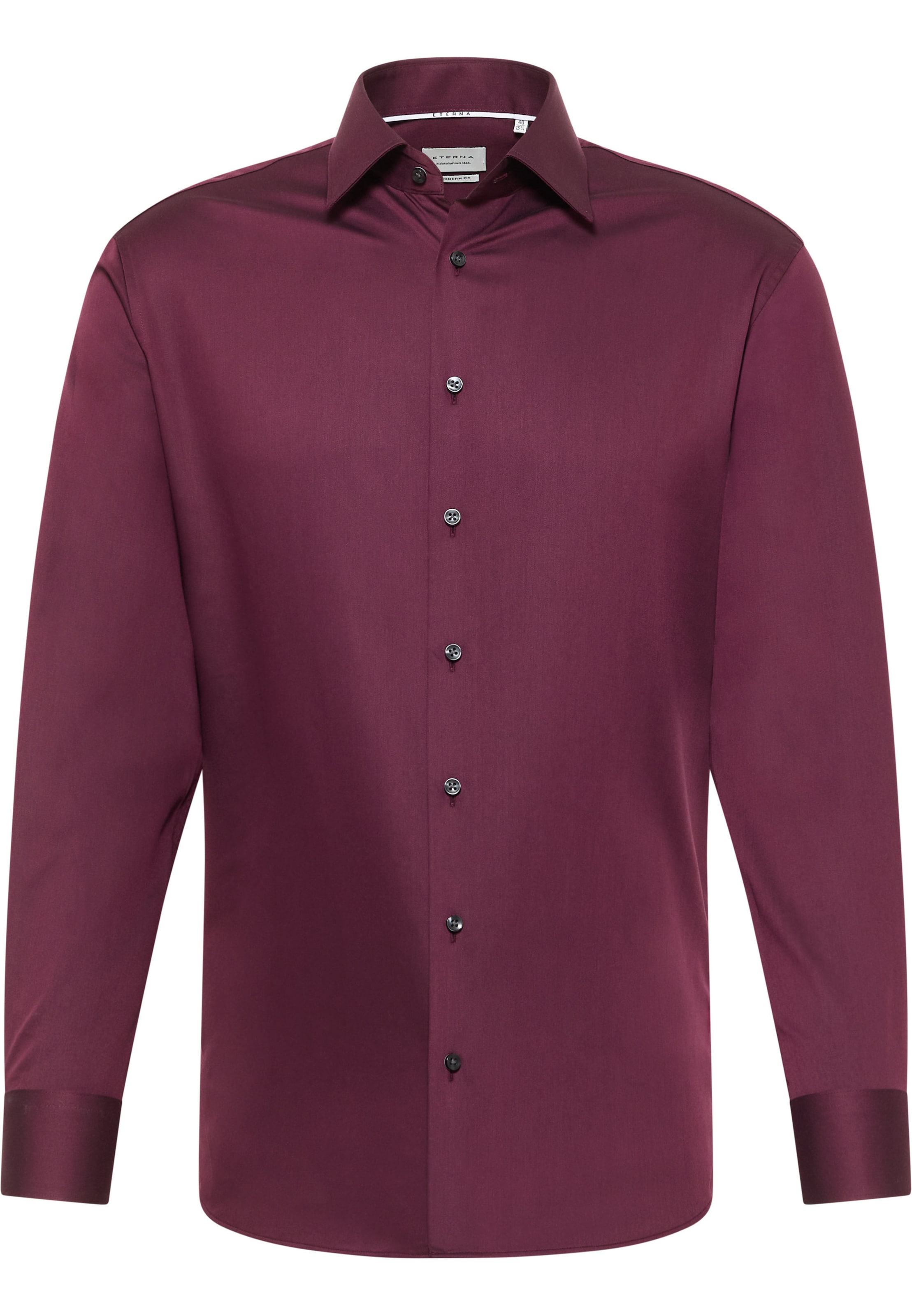 ETERNA Zakelijk overhemd in Lila: voorkant