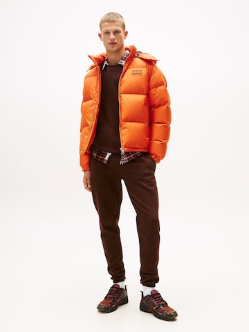 Tommy Jeans Tapered Hose in Braun