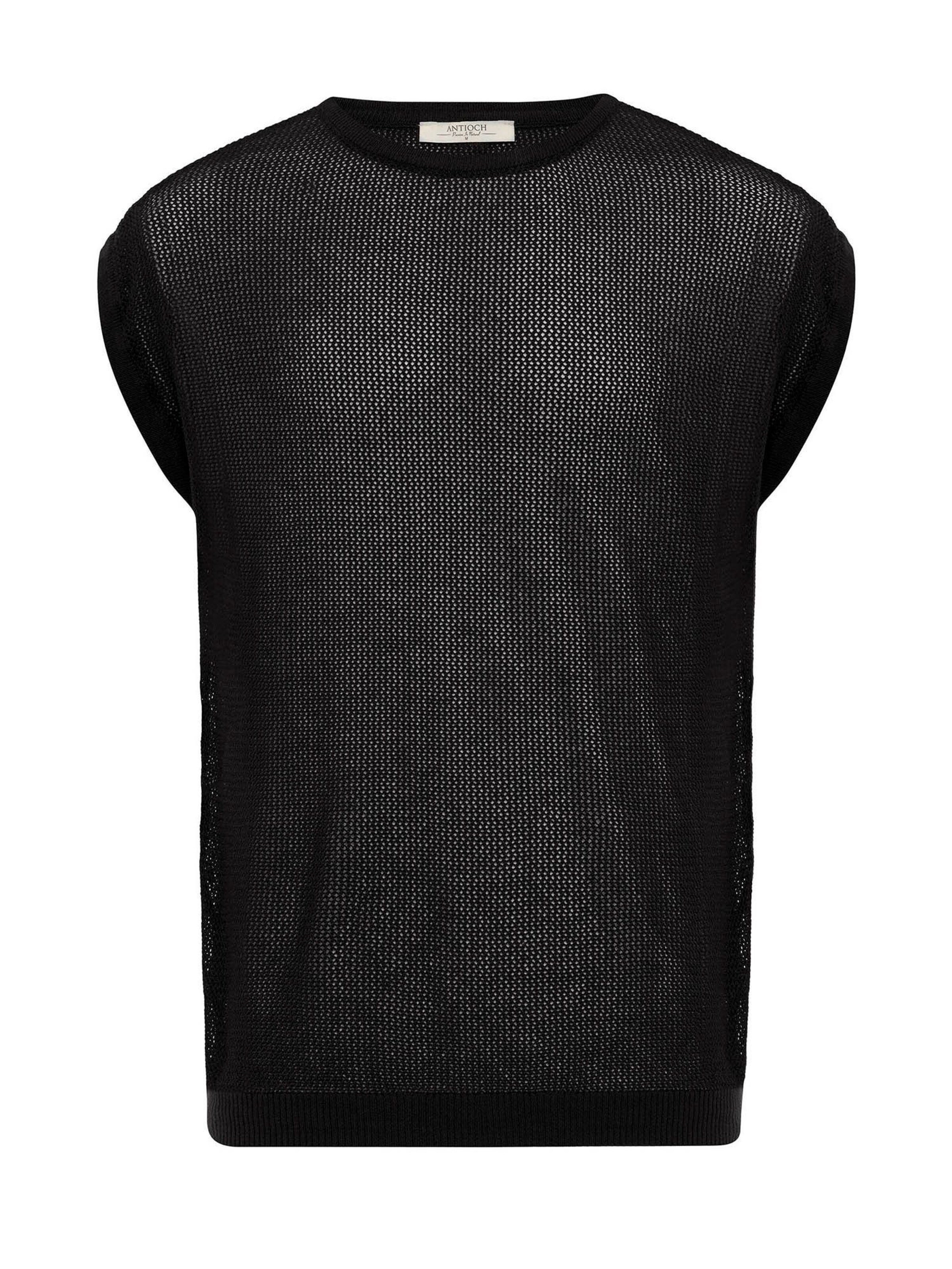 Maglietta di Antioch in nero: frontale