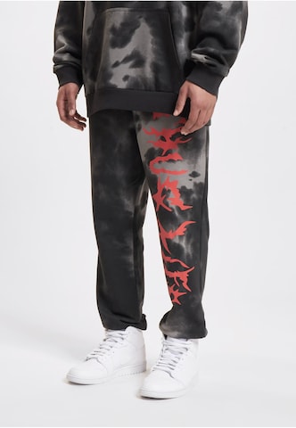 Thug Life Normální Kalhoty – černá: přední strana