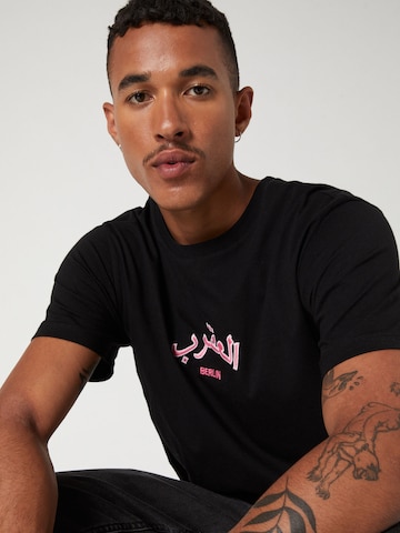 VIERVIER Shirt 'Flynn' in Zwart